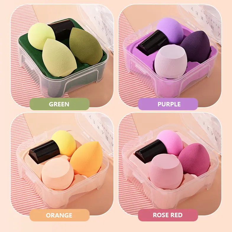 3Pcs Makeup Sponge Set Mushroom Powder Cushion Sponge Puff