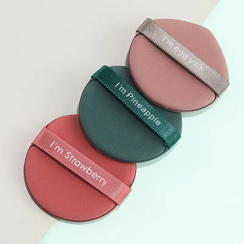 7Pc 3pcs Round Air Cushion Makeup Puff Cosmetic Sponge
