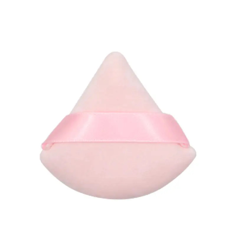 White Black Triangle Beauty Makeup Powder Puff For Loose Powder