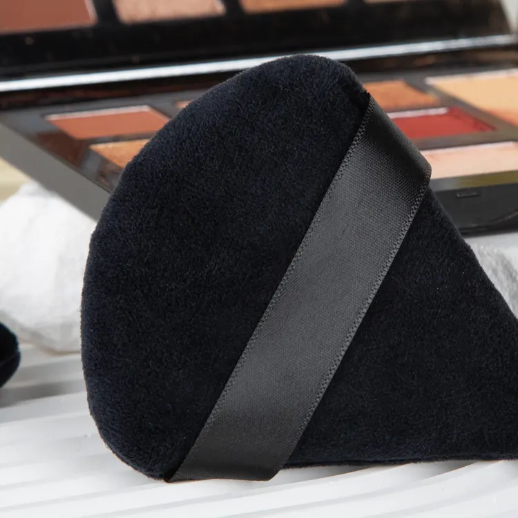 9.5*8cm Black Triangle Powder Puff Makeup Sponge