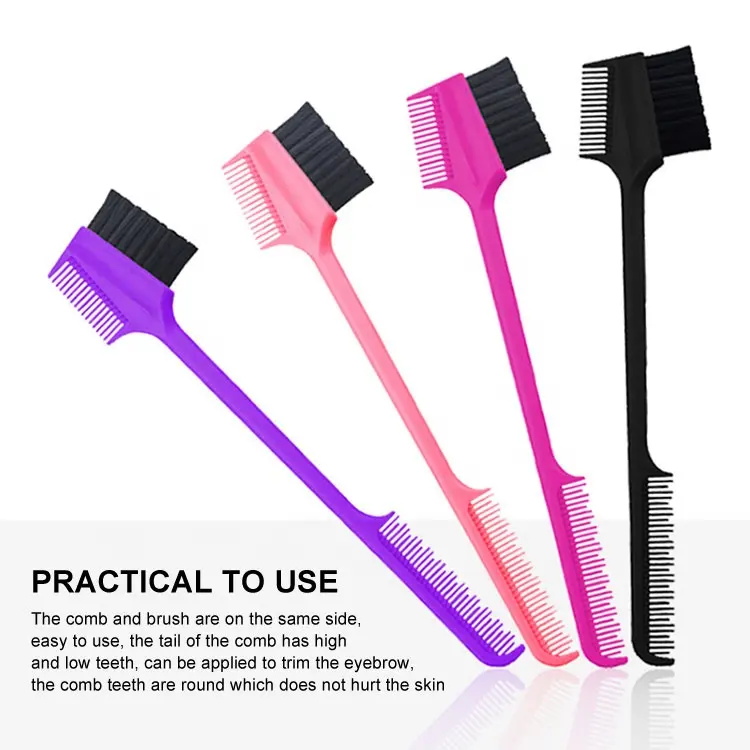 Multi Functional Double Sided Eyebrow Brush for Hair Edges