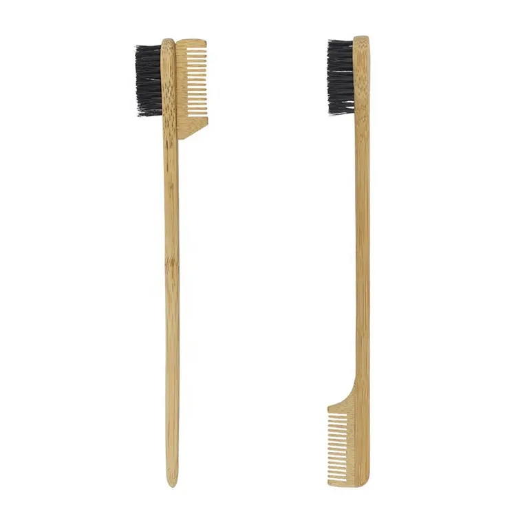 Natural Multi Functional Bamboo Edge Control Hair Brush