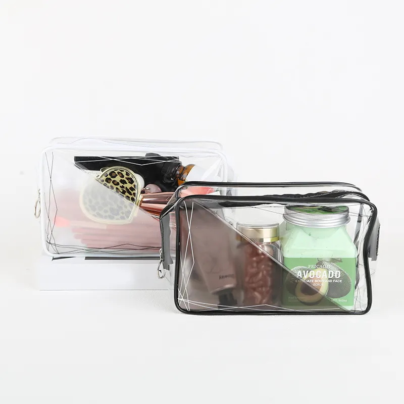 Makeup Cosmetic Bag Transparent Toiletry Bag For Women Men